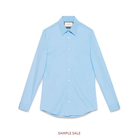 gucci mens cotton poplin shirt|Designer Shirts for Men .